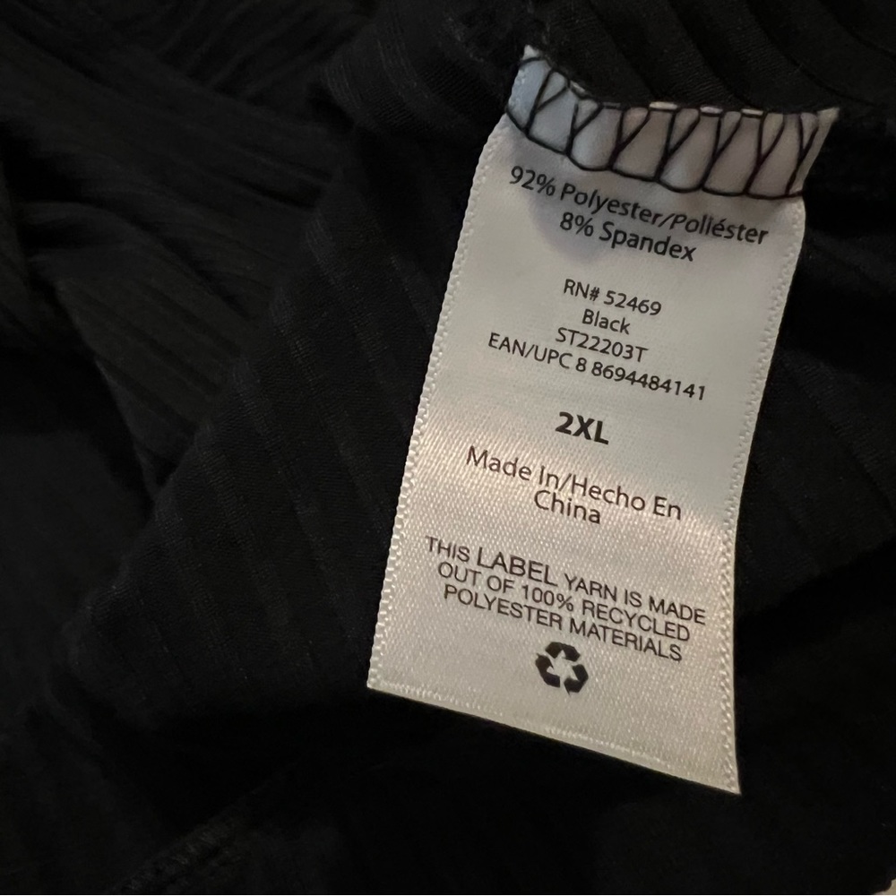 Secret Treasures Ribbed Zip-Up Sweatshirt With Hood - Picture 7 of 8
